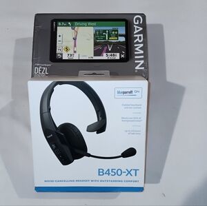 Garmin GPS and BlueParrott B450-XT Headset Bundle